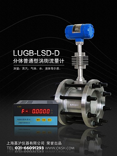 LUGB-D分體普通型渦街流量計--上海嘉滬